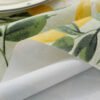 Lemon Waterproof Tablecloth – Vibrant and Easy to Clean Table Protection