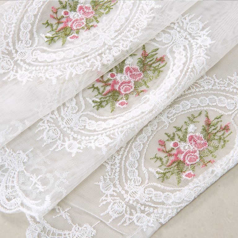 White Curtain Valance for Window Décor, Elegant and Soft