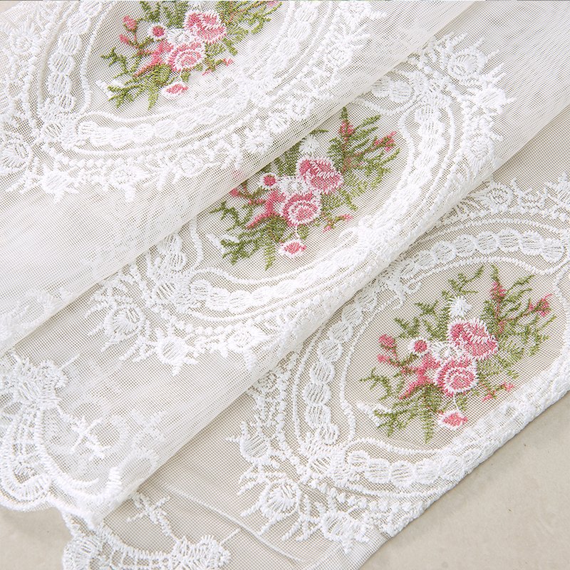 White Curtain Valance for Window Décor, Elegant and Soft