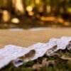 40 Inch Burlap Runner (3) 40"x10ft Natural Jute Wedding Aisle Runner with Lace Edges