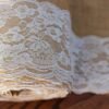 40 Inch Burlap Runner (5) 40"x10ft Natural Jute Wedding Aisle Runner with Lace Edges