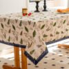 Bulk 100% Cotton Table Covers - 20pcs White Rectangular for Weddings