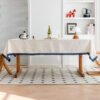 Cotton Blend Tablecloth - 65% Cotton 35% Polyester Wrinkle-Free
