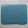 Aqua Blue Pineapple Grid Foam-Core Dish Drying Mat – Large Absorbent Kitchen Pad