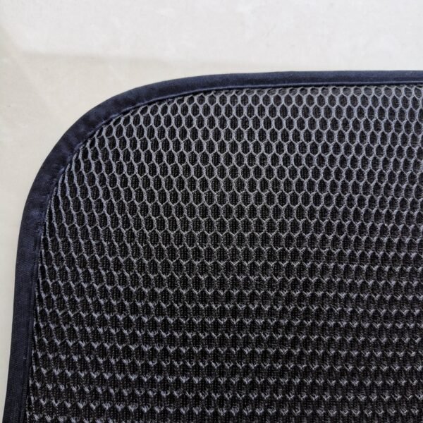 Wholesale Aqua Blue Pineapple Grid Foam-Core Dish Drying Mat