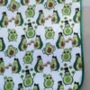 Avocado Print Foam-Core Dish Drying Mat – Absorbent Cushioned Kitchen Counter Mat
