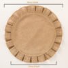 B095YFNVP2 (13) Christmas Round Burlap Placemats