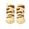 Beige Cat Paw Microwave Oven Mitt - Cotton & Heat Resistant (13) Cute Cat Paw Microwave Oven Mitts - Cotton, Beige