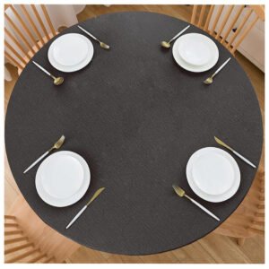 Black Elastic PVC Table Cover