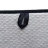 Black & White Diamond Foam-Core Dish Drying Mat – Modern Absorbent Kitchen Pad