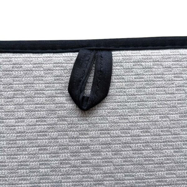Black & White Diamond Foam-Core Dish Drying Mat – Modern Absorbent Kitchen Pad