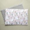 Blue Rabbit & Botanical Foam-Core Dish Drying Mat