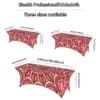 Bohemian mandala elastic polyester table cover – waterproof fitted tablecloth