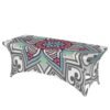 Bohemian mandala elastic polyester table cover – waterproof fitted tablecloth