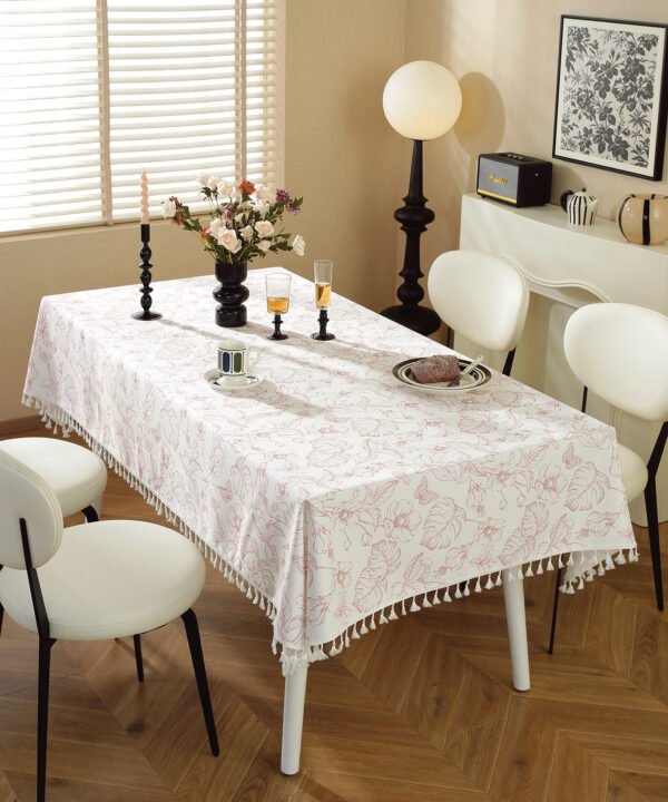 Pink Tropical Tablecloth
