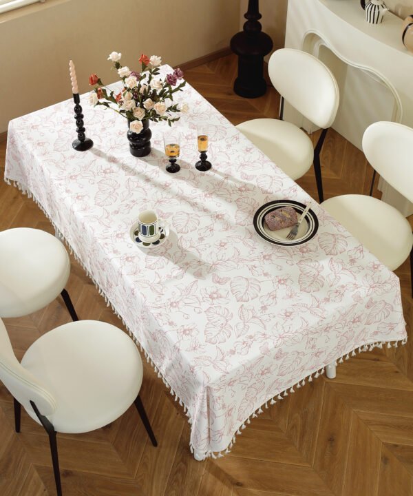 Pink Tropical Tablecloth