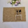 Handmade Burlap Silverware Organizer with Lace Trim