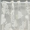 butterfly leaf lace polyester café curtain white sheer decorative valance