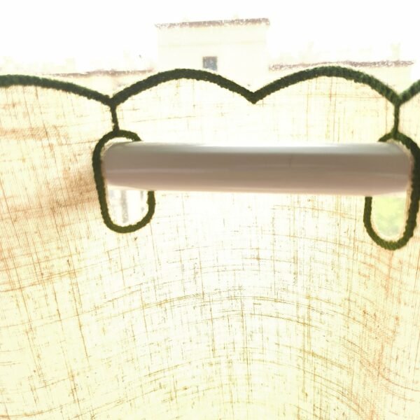 Camellia Embroidery Café Curtain (8) camellia embroidery yarn café curtain semi sheer farmhouse window valance
