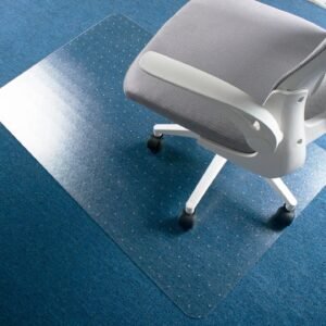 transparent 2.3mm PET chair mat for low pile carpet, 91.5x122cm