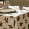 Christmas Printed Waterproof Polyester Tablecloth