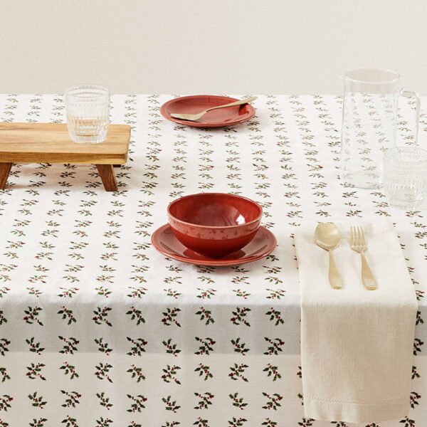 Christmas Printed Waterproof Polyester Tablecloth