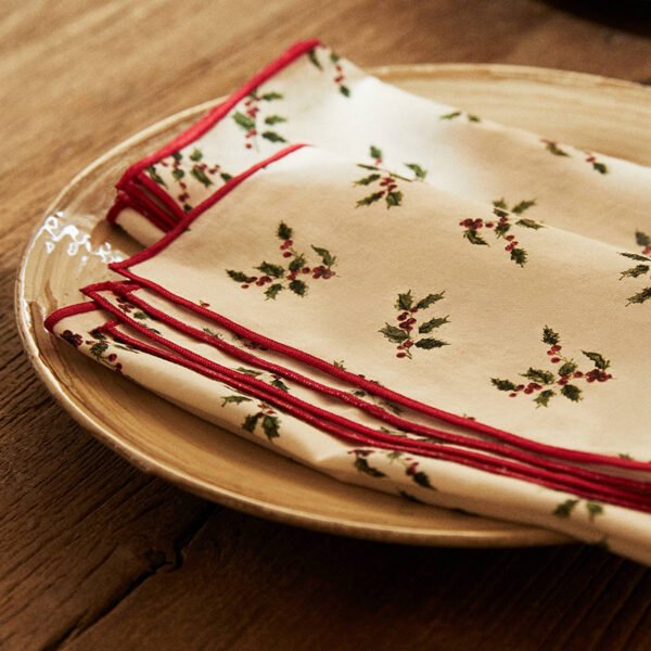 Christmas Printed Waterproof Polyester Tablecloth