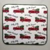 Christmas Red Car Foam-Core Dish Drying Mat – Wholesale (3) Christmas Red Car Foam-Core Dish Drying Mat – Festive Absorbent Kitchen Pad