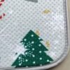 Christmas Snowman Foam-Core Dish Drying Mat – Absorbent Festive Pad