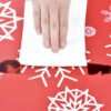 Christmas Snowflake Printed Round Elastic Table Cover