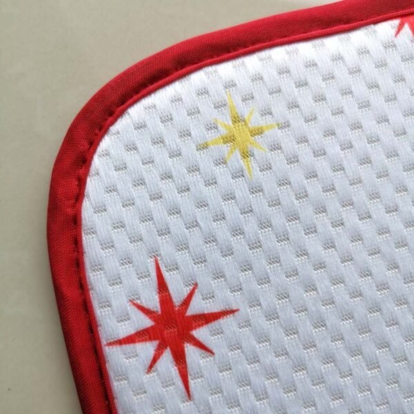 Colorful Star Foam-Core Dish Drying Mat – Decorative Absorbent Kitchen Pad