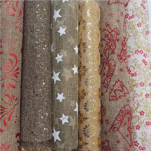 Custom Hot Stamping Linen Table Runner