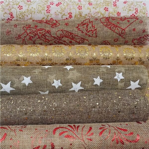 Custom Hot Stamping Linen Table Runner