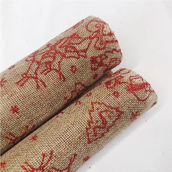 Custom Hot Stamping Linen Table Runner
