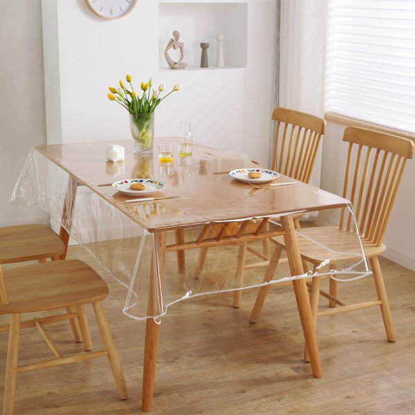 Transparent Tablecloth PVC Edged