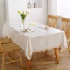 Transparent PVC tablecloth wholesale with custom sizing and branding