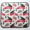 Dark Green Gift Car Foam-Core Dish Drying Mat – Wholesale (3) Dark Green Gift Car Foam-Core Dish Drying Mat – Holiday Absorbent Kitchen Pad