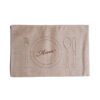 Embroidered Square Linen Placemat 30x45cm Heat-Resistant Bulk