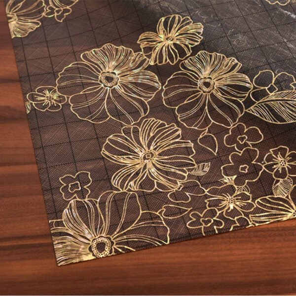 European style embossed soft PVC waterproof table mat (3) European style embossed soft PVC waterproof table mat