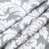 Gray Chrysanthemum Print Elastic Table Cover