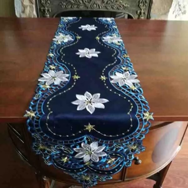 Green Christmas Table Runner 16x72"