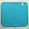 Green Diamond Print Foam-Core Dish Drying Mat – Decorative Absorbent Pad