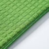Green Printed Foam-Core Dish Drying Mat – Cushioned Absorbent Kitchen Pad