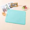 Grey Microfiber Dish Drying Mat – Absorbent Non-Slip Counter Mat