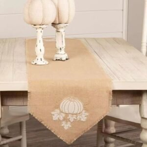 Thanksgiving Burlap Table Runner
