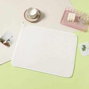 Honeycomb Microfiber Kitchen Drying Mat – Absorbent Counter Pad