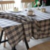 IMG_9571-18 Black Cotton Plaid Christmas Tablecloth