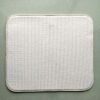 Ivory Double-Sided Foam-Core Dish Drying Mat – Reversible Absorbent Pad