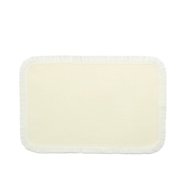 Linen Fringe Woven Placemats (5) Linen Fringe Woven Placemats