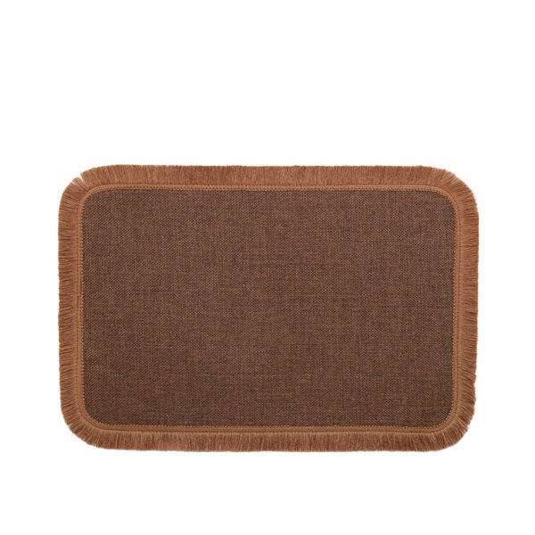 Linen Fringe Woven Placemats (8) Linen Fringe Woven Placemats